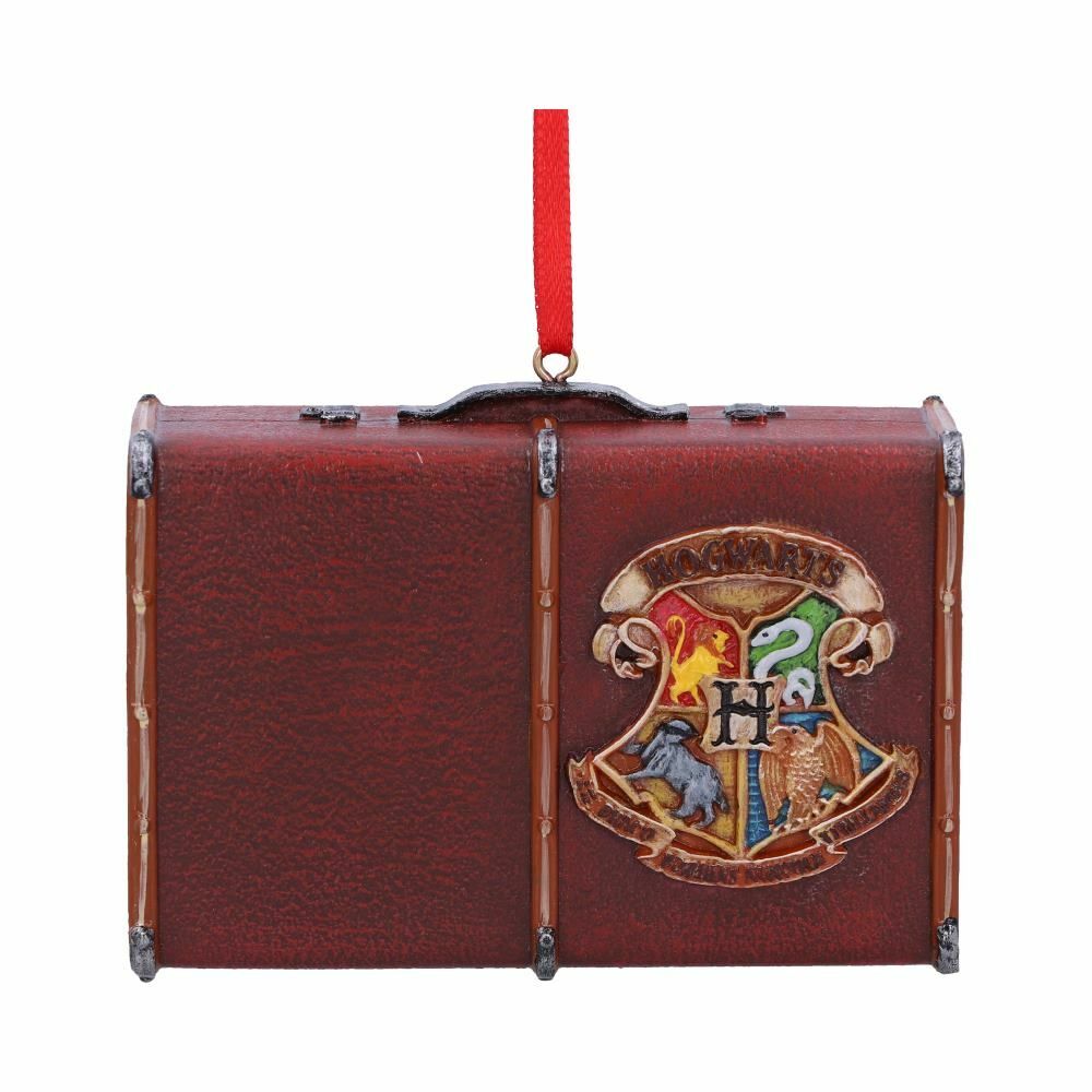 Harry Potter Range Christmas Tree Bauble Ornament - Officially Licensed Product - Hogwarts Suitcase 8.2cm