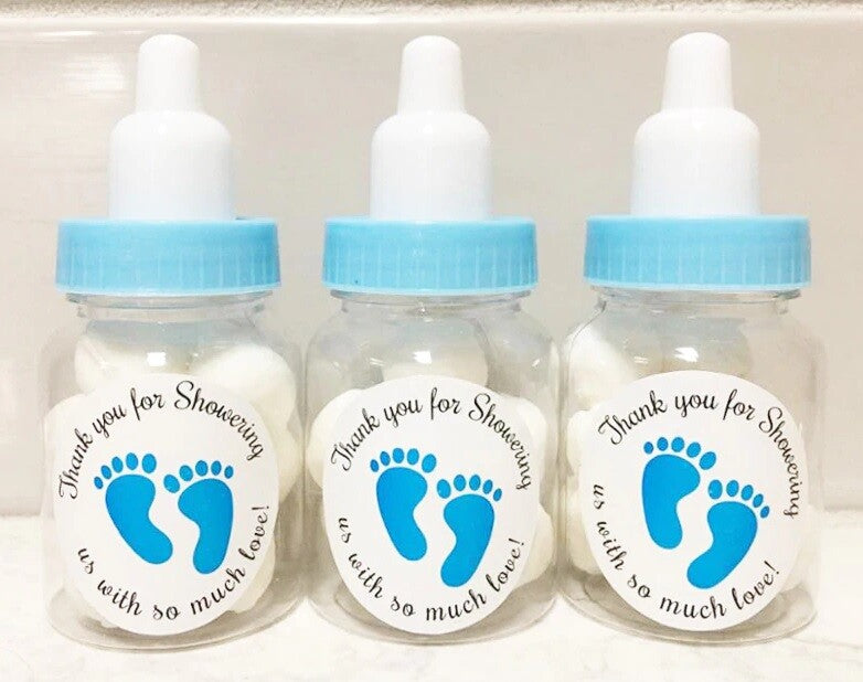 Baby Shower Sticker Boy Girl Gift Present Seal Stickers Labels 2.5cm