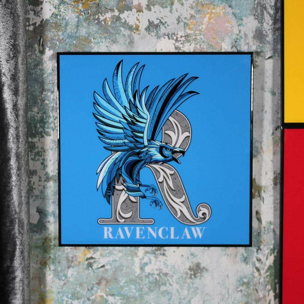 Licensed Harry Potter Crystal Clear Picture Wall Art Slytherin Ravenclaw 32cm