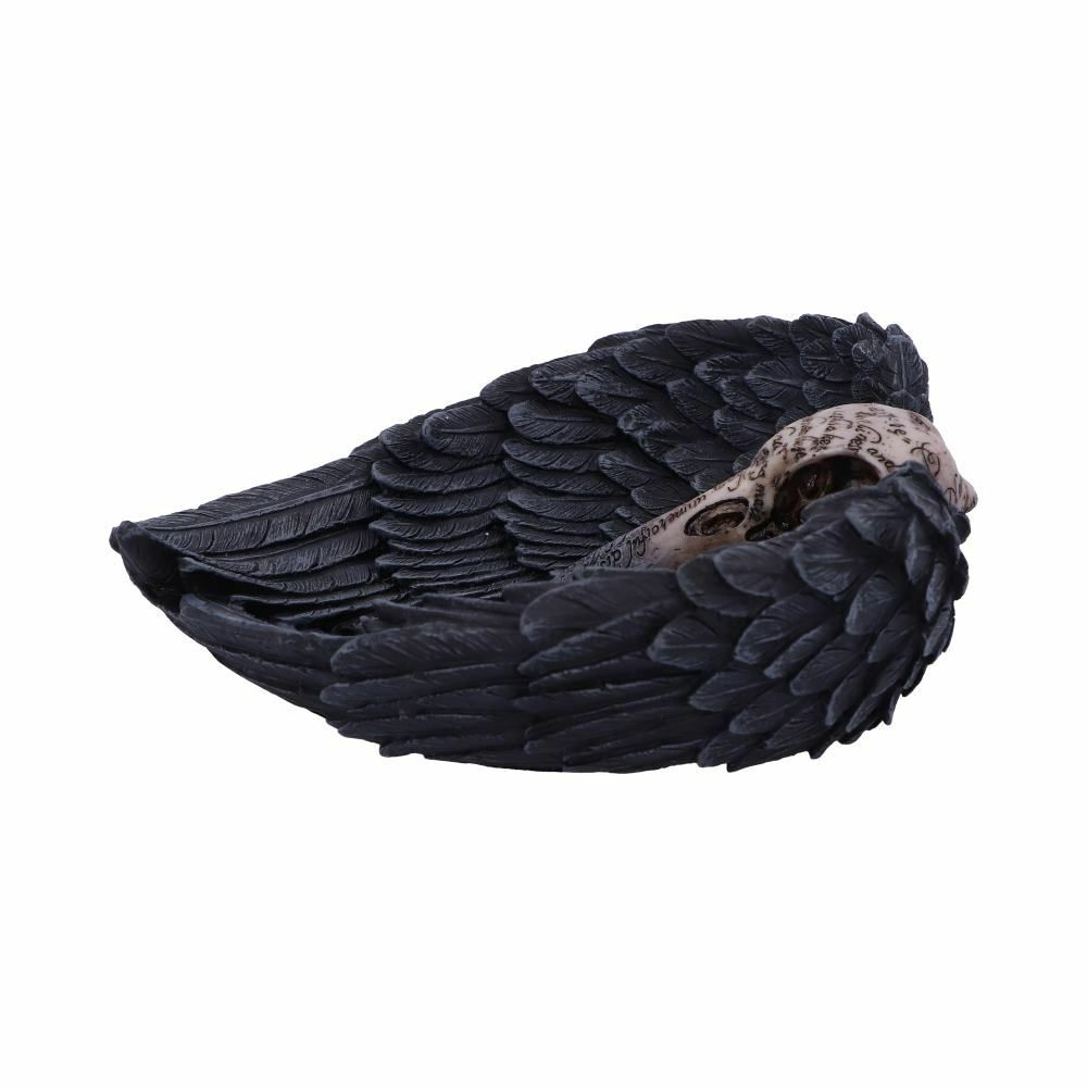 Raven Crow Black Bird Ornament Gothic Edgar Allan Poe Figurine Boxed Gift