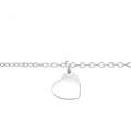 925 Sterling Silver Love Heart Tag Bracelet & Gift Bag #2