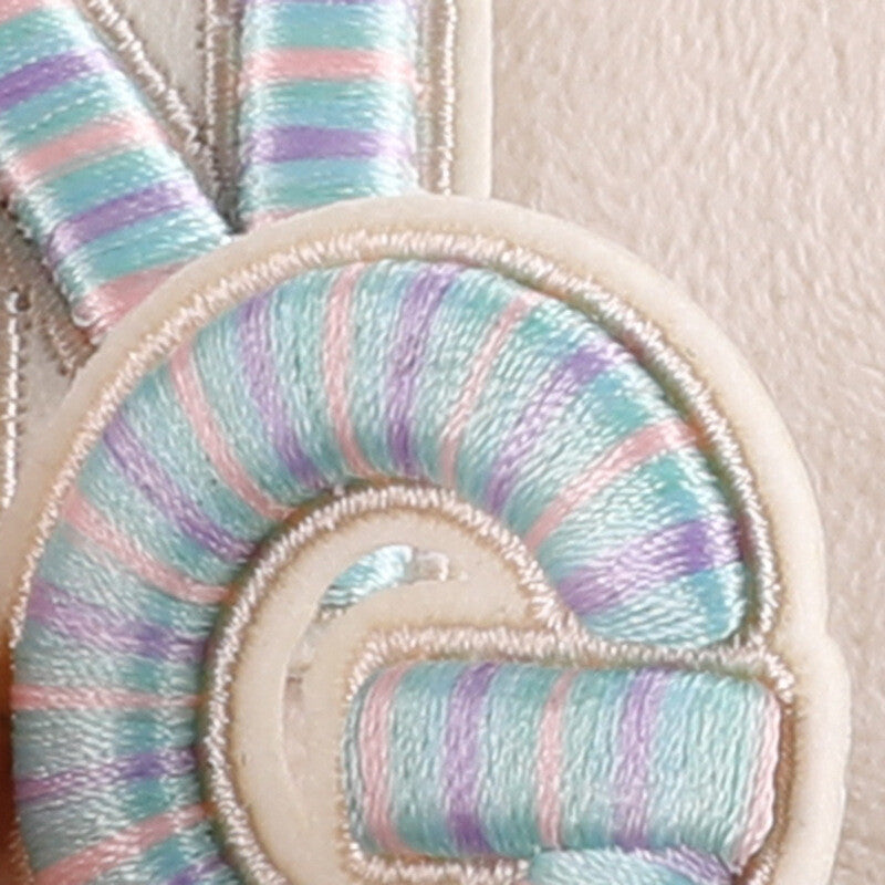 3D Blue Pink Purple Letter Patch Patches Iron on Sew on Alphabet Letters 4cm