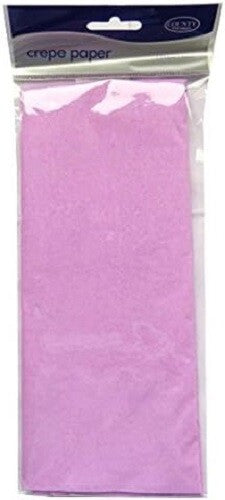 Crepe Paper Sheets 1.5 Meter x 50cm Party Decorations Craft Paper Roll Streamer - Lilac