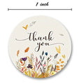 Round Sticky Labels Thank You Handmade Gift Craft Stickers Label Seals 2.5cm - 1