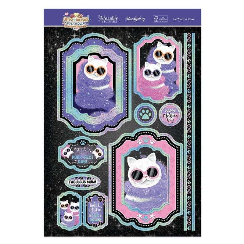 Hunkydory Greeting & Birthday Card Making Kits Luxury Topper Set Pack Toppers