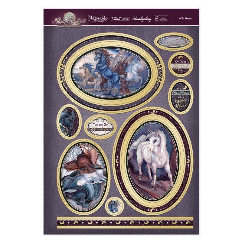 Hunkydory Greeting & Birthday Card Making Kits Luxury Topper Set Pack Toppers