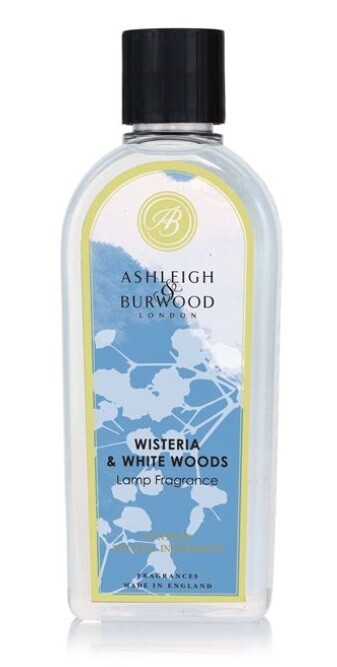 Ashleigh Burwood Catalytic Lamp Oil Fragrance Burner Refill Bottle Free Delivery - Wisteria & White Woods