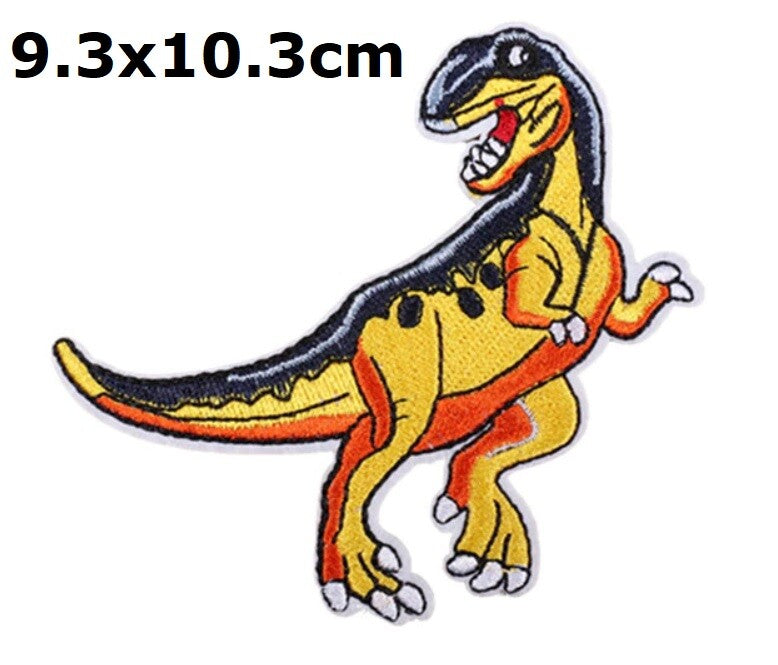 Dinosaur Animal Kids Embroidered Patch Applique Sew or Iron on Patches Customise - 12