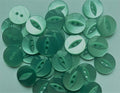 100 x Fish Eye Buttons - 27 Colours 14mm Buttons Baby Buttons - Aqua