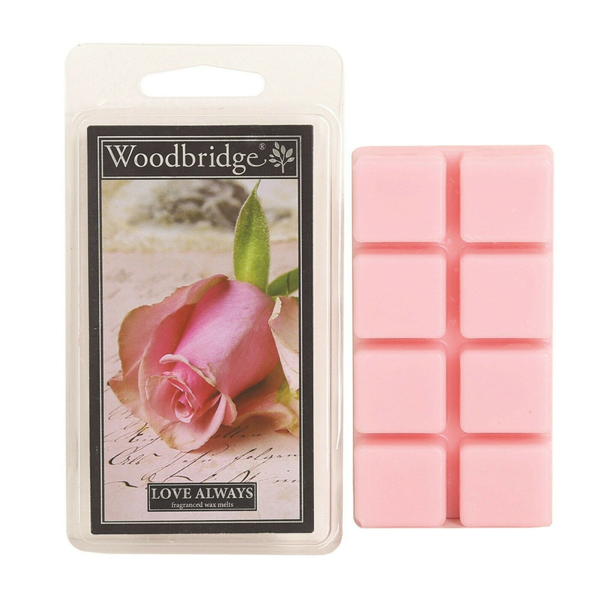 Woodbridge Scented Wax Melts - Melt Burn Time: Up to 16 Hours Per Segment - Love Always