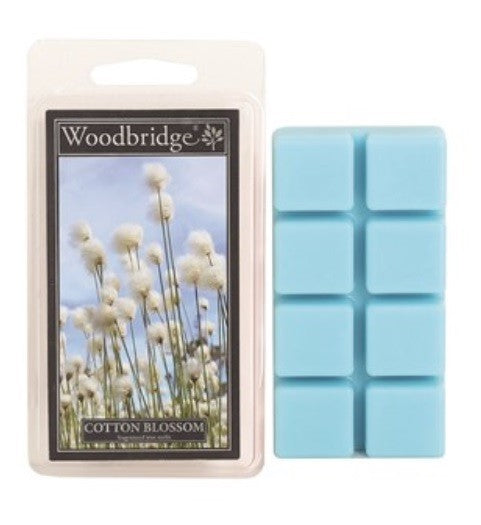 Woodbridge Scented Wax Melts - Melt Burn Time: Up to 16 Hours Per Segment - Cotton Blossom