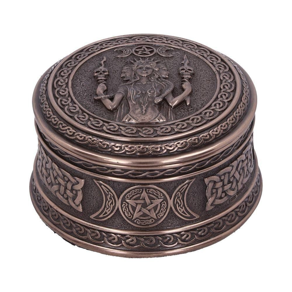 Triple Moon Goddess Box - Pagan Wiccan - Nemesis Now - Gift - 9.5cm