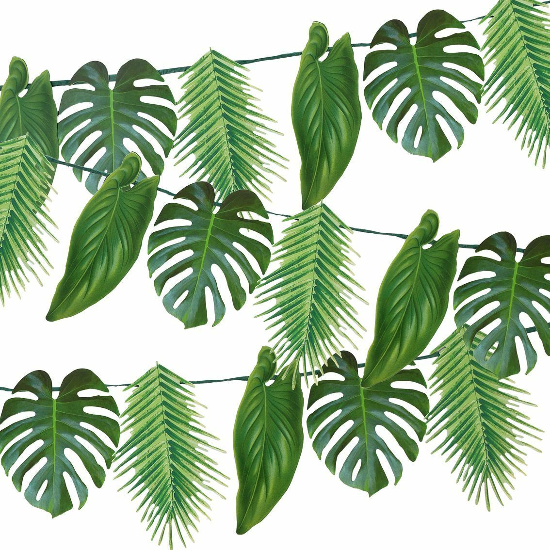 Garland Banner Birthday Party Baby Shower Celebration Wedding Decoration - Fiesta Palm Leaf Garland
