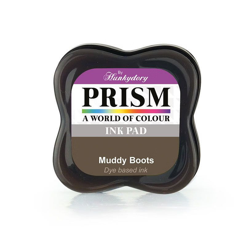 Ink Pad Craft Pigment for Paper Wood Fabric Scrapbook 51 Colours Art InkPad - Muddy Boots