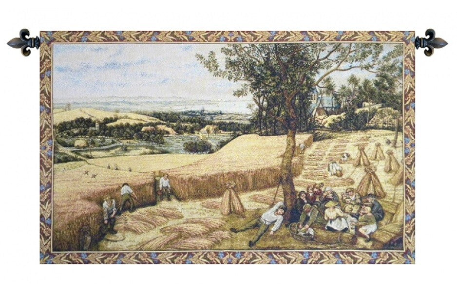 Harvest by J P Breughel Large Premium Tapestry Wall Hanging 26" x 44"
