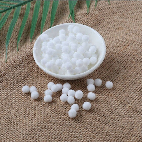 Craft Pom Poms Size 8mm Many Colour Options & Pack Sizes Pom Pom Art & Craft - White