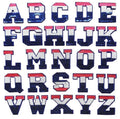 Alphabet Letters Patch Letter Sequins Iron on Clothing Embroidery 4.5cm