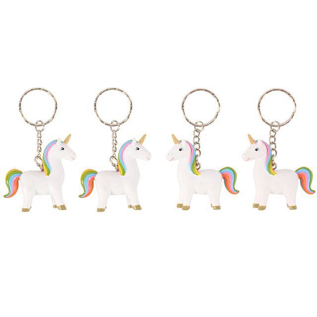 Magical Rainbow Unicorn Key Ring Key Chain Gift