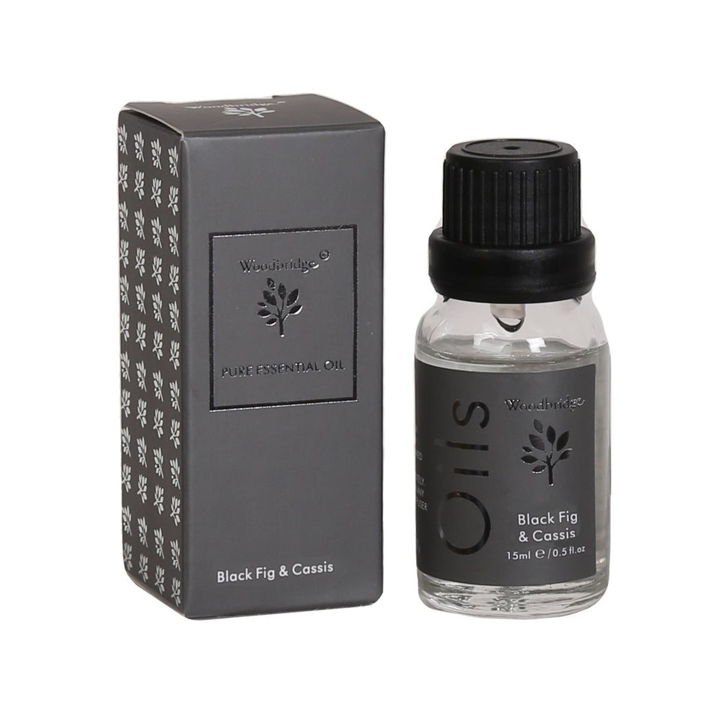 Woodbridge Essential Oil 15ml - 100% Pure Plant Extract - Aromatherapy Oils - Black Fig & Cassis