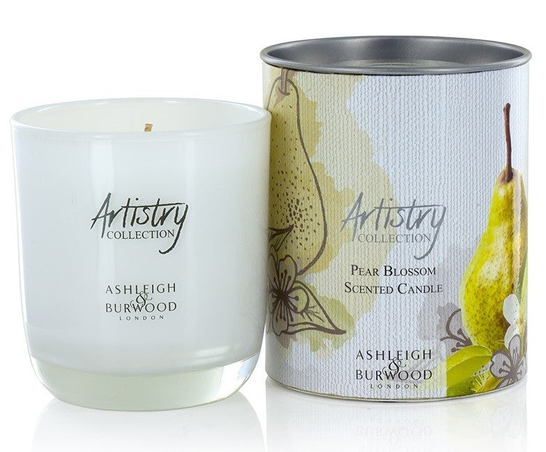 Artistry Collection Fragrance Scented Candle 8x9cm 200g Ashleigh & Burwood Gift - Pear Blossom