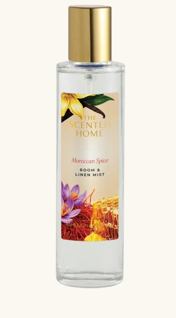 Ashleigh & Burwood Room & Linen Spray Refresher Home Fragrance 100ml - Moroccan Spice Room Spray 100ml