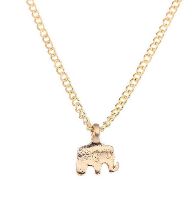 Good Luck Elephant Pendant Necklace with Message Card Gift Christmas Birthday
