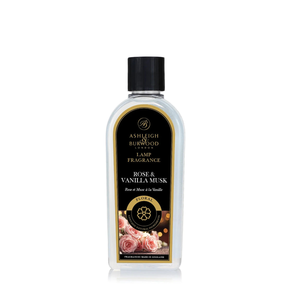 Ashleigh Burwood Catalytic Lamp Oil Fragrance Burner Refill Bottle Free Delivery - Rose & Vanilla Musk