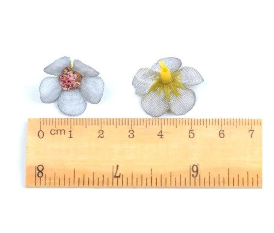 Daisy Flower Head Decorative Synthetic Flowers Silk Home Wedding Craft 2cm Buds