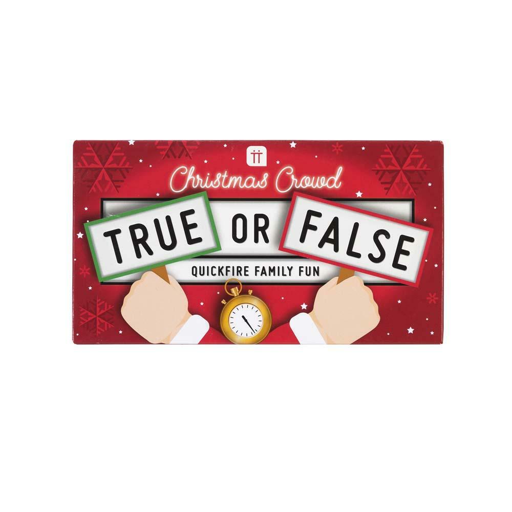 Christmas Games Bingo Trivia True False Fun Festive Party Dinner Table Game - Christmas True or False