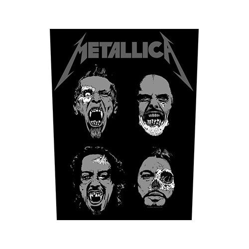 Large Metallica Back Patch Patches - Officially Licensed Merchandise - 35x26cm - Undead - 35x26cm
