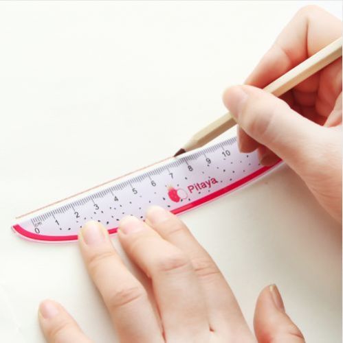 Fruit Food Ruler 15 cm Plastic Novelty Stationery Accessory School Fun