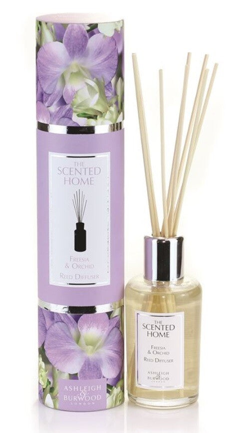 Ashleigh & Burwood The Scented Home Reed Diffuser 150ml Choice of Fragrance - Freesia & Orchid Diffuser 150ml