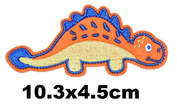 Cartoon Dinosaur Animal Kids Embroidered Patch Applique Sew or Iron on Patches - 12