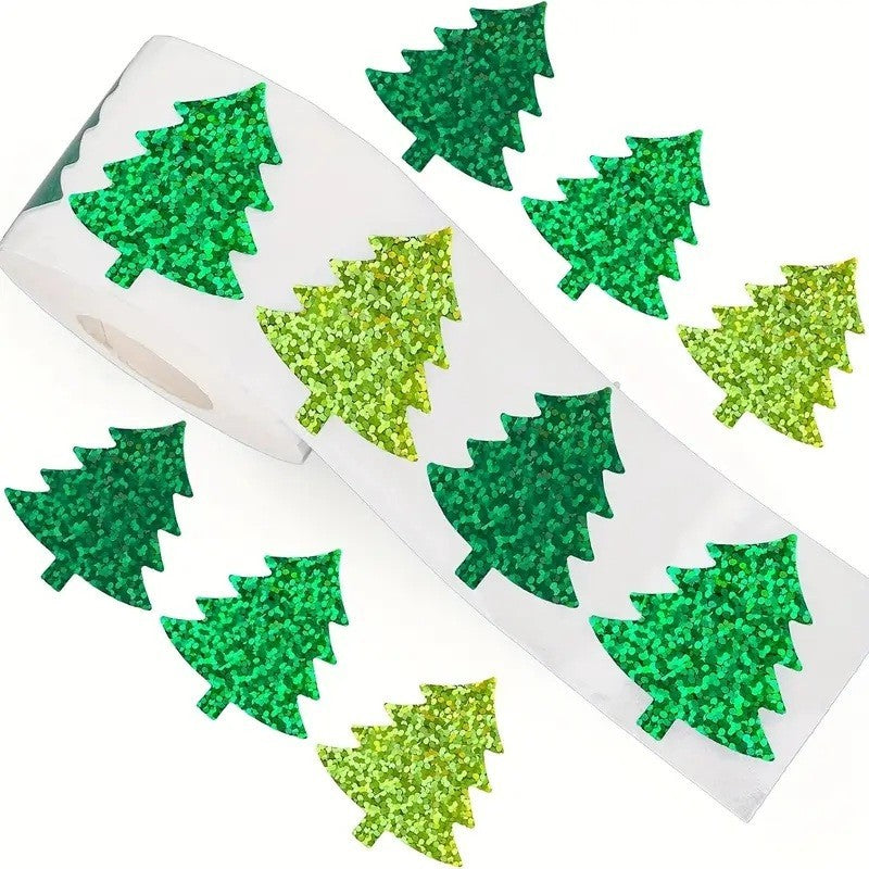 Christmas Tree Stickers Peel & Stick Xmas Sticker Scrapbook Card Making