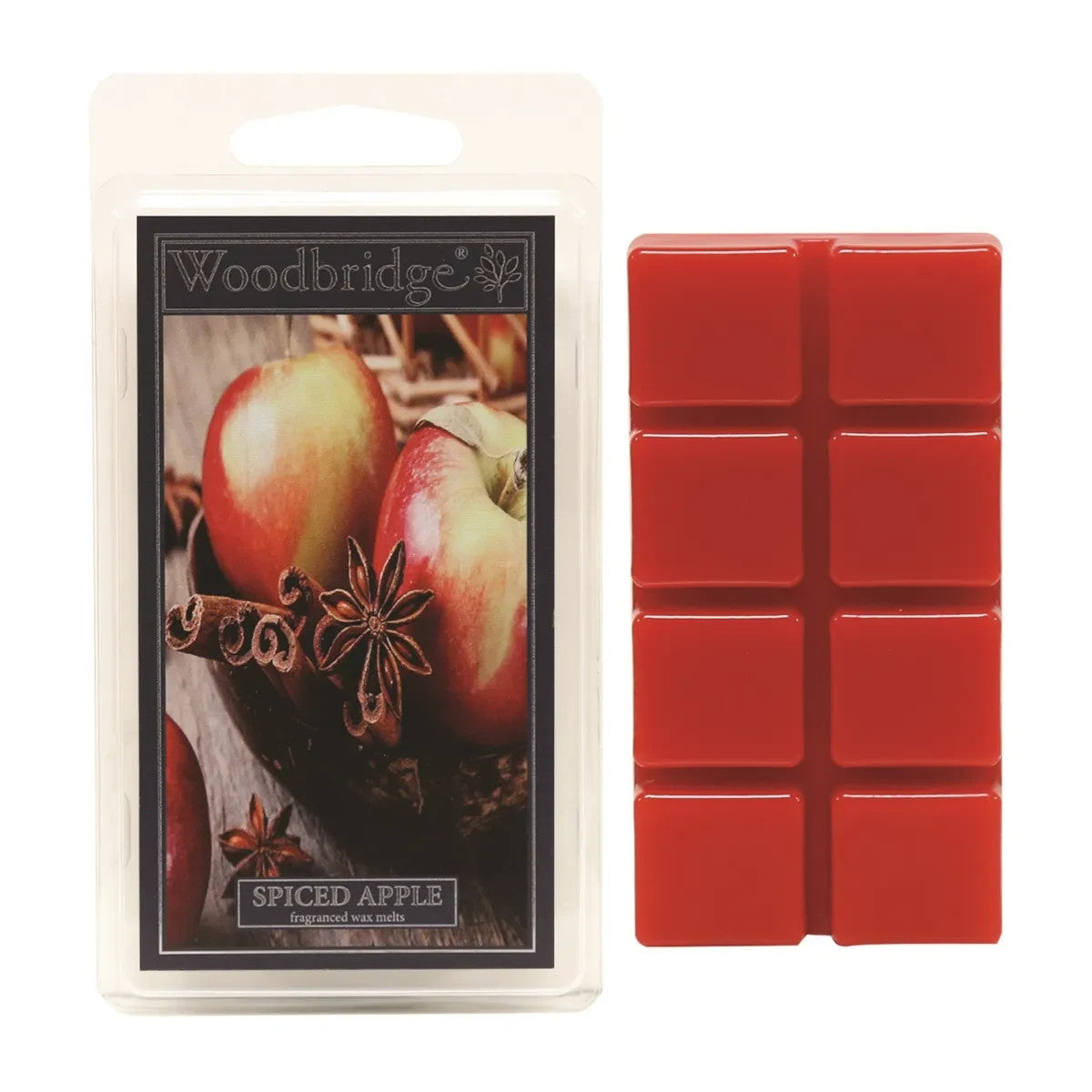 Woodbridge Scented Wax Melts - Melt Burn Time: Up to 16 Hours Per Segment - Spiced Apple