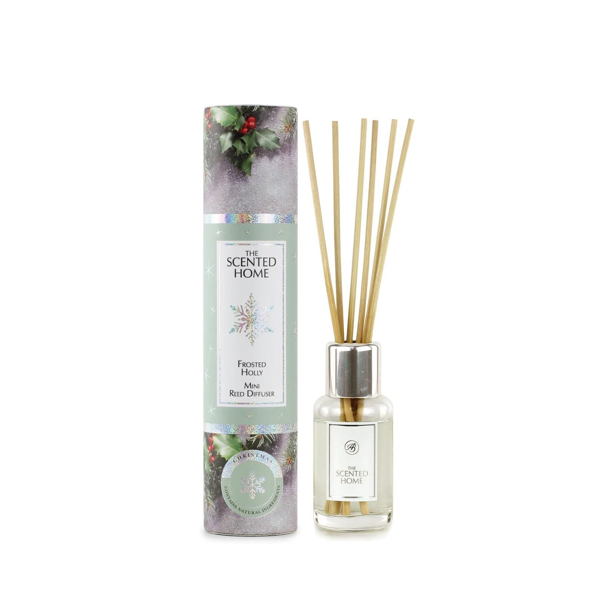 Ashleigh & Burwood Christmas Reed Diffuser Home Fragrance Gift 50ml / 100ml - Frosted Holly