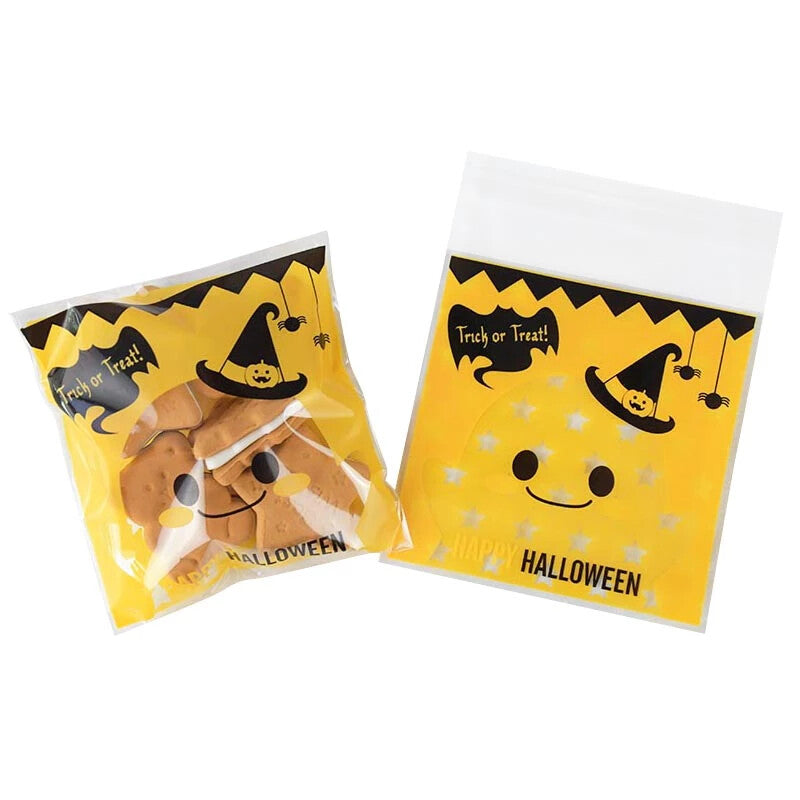 Halloween Trick or Treat Sweet Candy Spooky Gift Bags - Self Seal Bags - 2