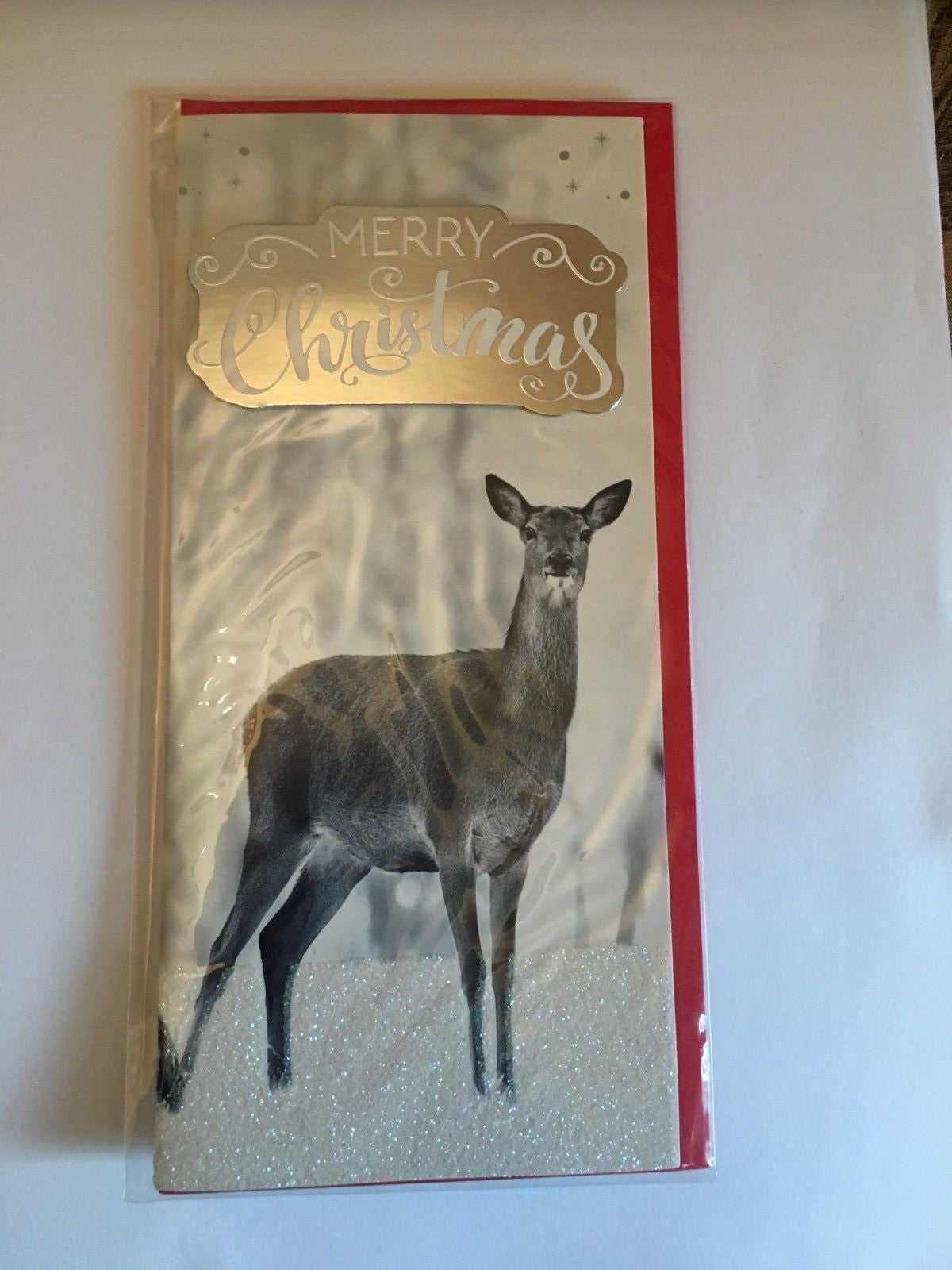 Luxury 3D Christmas Money Wallets Card Money Gift Vouchers Santa Reindeer Elf - Doe Silver Merry Christmas