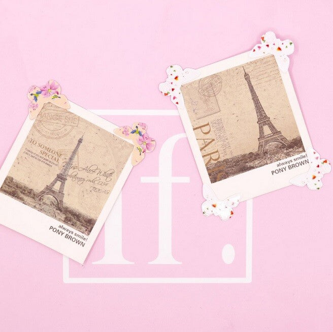 24 Butterfly Self Adhesive Photo Album Frame Corner Protector Stickers Scrapbook