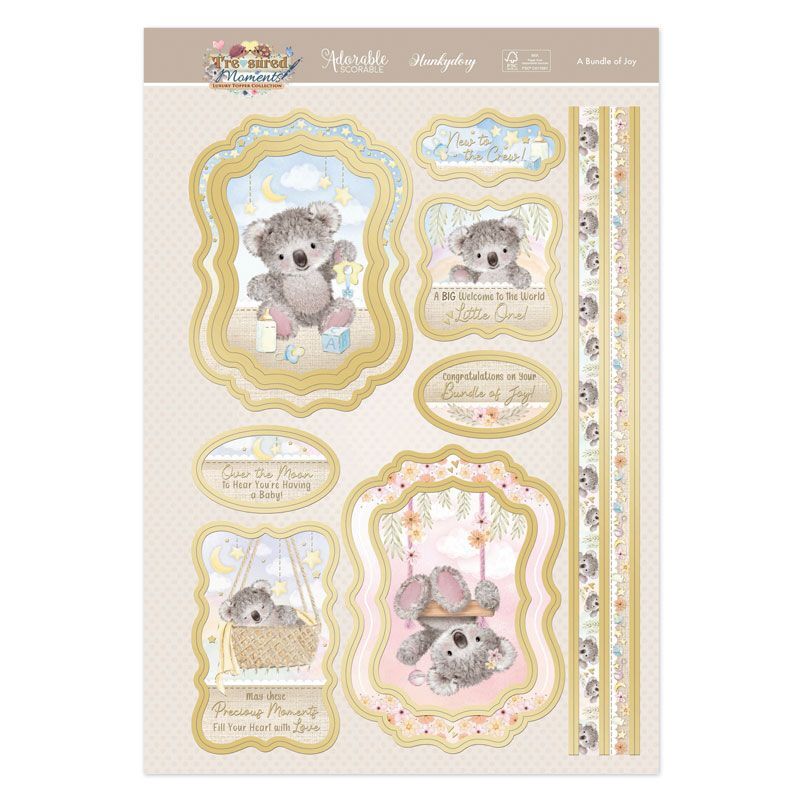 Hunkydory Greeting & Birthday Card Making Kits Luxury Topper Set Pack Toppers