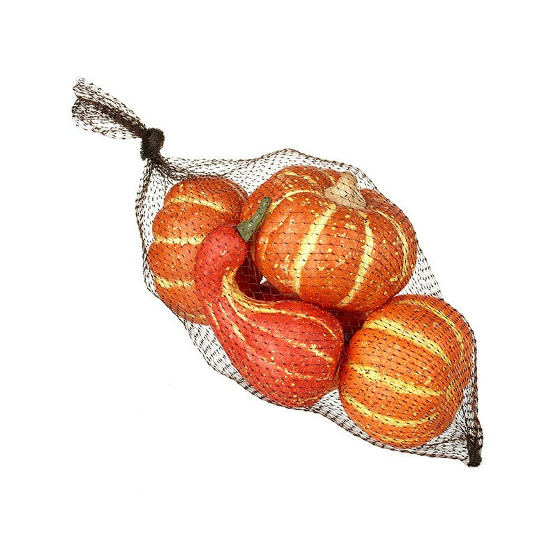 Velvet Pumpkin Halloween Pumpkins Ornament Prop Party Autumn Decoration Craft