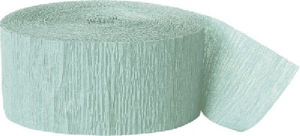 Buy 3 Rolls Crepe Streamer Crepe Paper Party Decoration Streamers 81 ft - Mint x 3 rolls