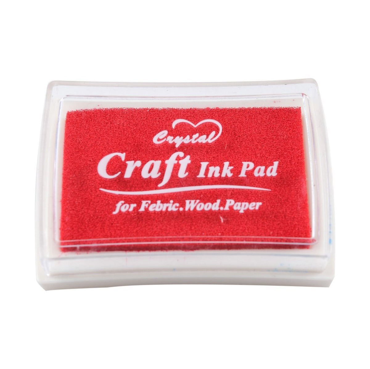 Ink Pad Craft Pigment for Paper Wood Fabric Scrapbook 51 Colours Art InkPad - Red