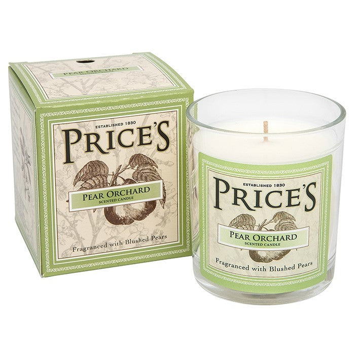 PRICE'S HERITAGE COLLECTION CANDLE SCENTED PREMIUM BOXED JAR CANDLE 8.5X7.5cm - Pear Orchard