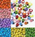 Self Adhesive Stick On Wooden Ladybird Ladybug Insect Decal Craft Decoration