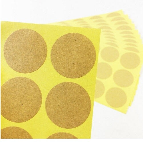 Round Blank Craft Sticker Labels Gift Craft Card Food Sealing Stickers 35mm