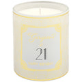 21st Birthday Gift - Gorgeous Candle 21st Birthday - 30 Hour Burn Time - Vanilla