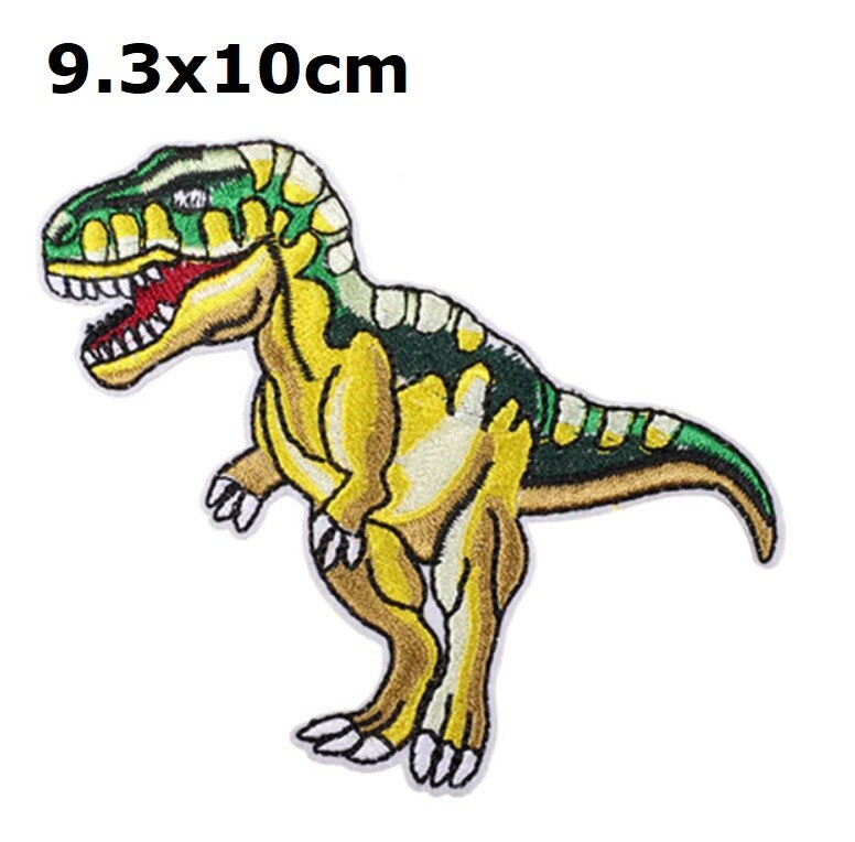 Dinosaur Animal Kids Embroidered Patch Applique Sew or Iron on Patches Customise - 13
