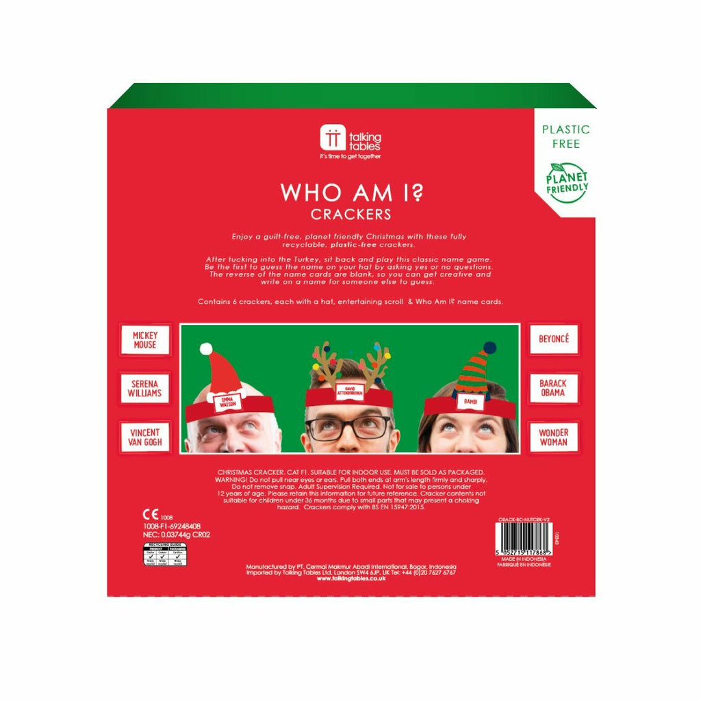 Christmas Crackers & Festive Saucer Crackers Botanical Holly Nutcracker Cracker