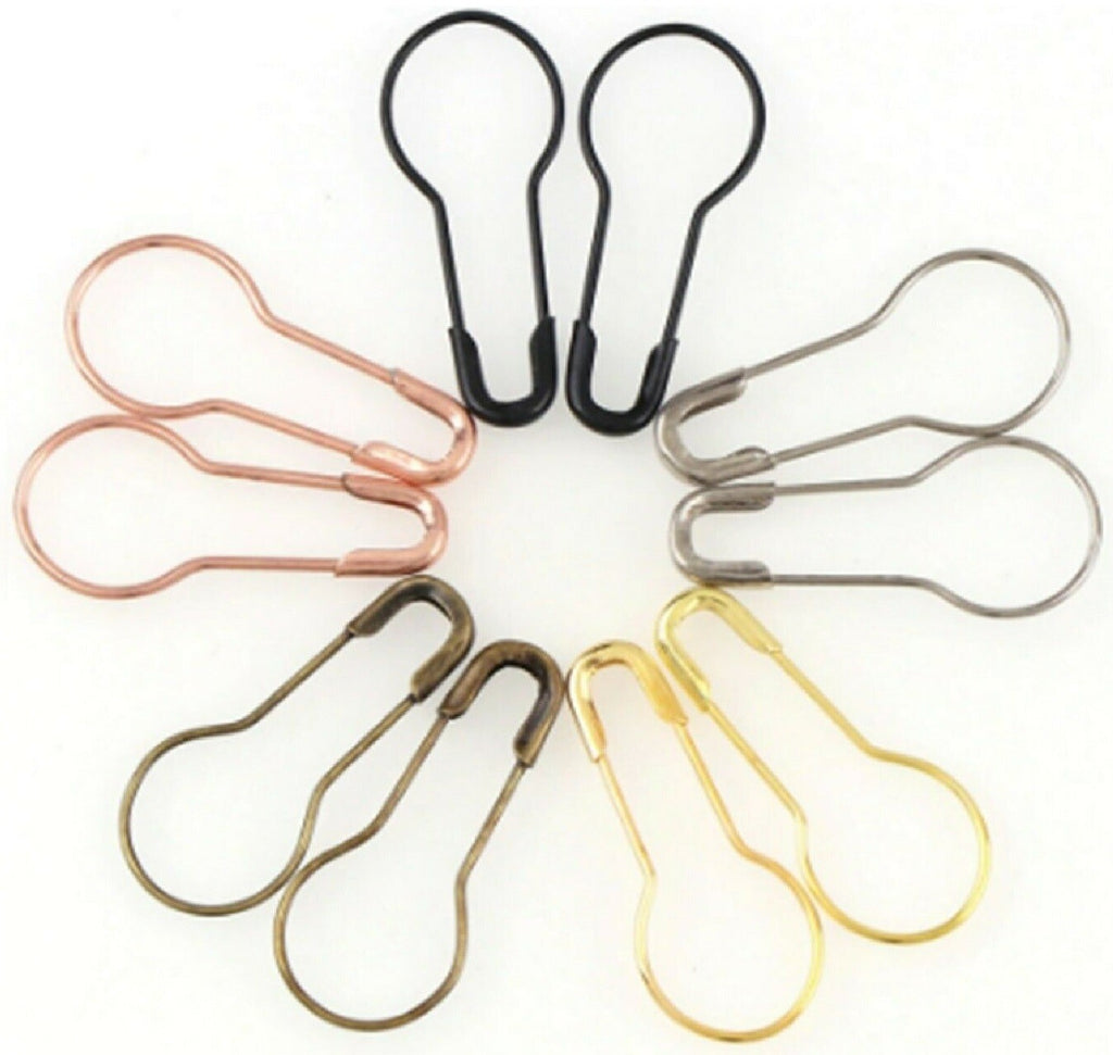 Stitch Markers Stitch Holders Knitting Crochet Metal Pins Mixed 5/10/25/50/100